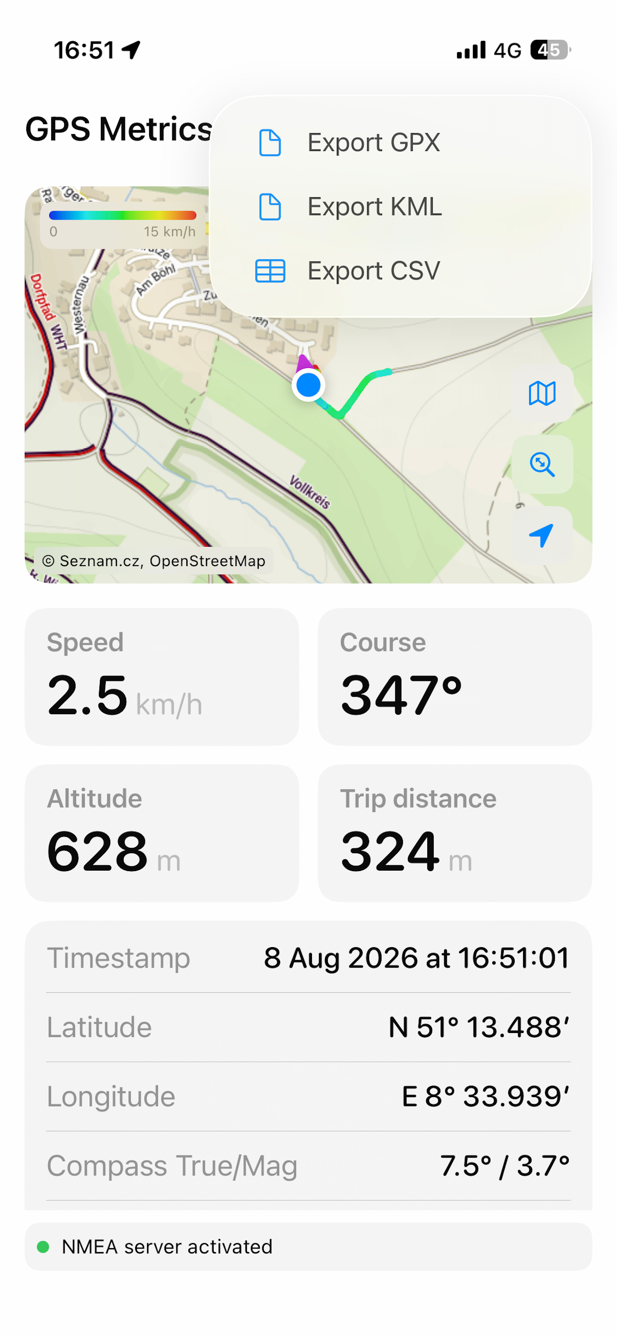 GPS Metrics screenshot 7