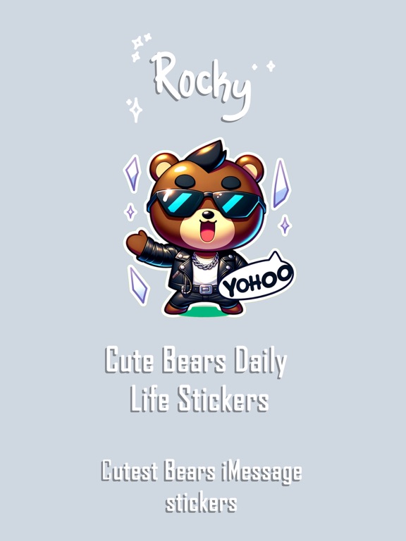Screenshot #4 pour Rocky, Expressive Stickers