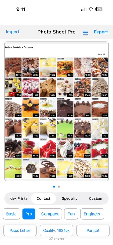 Photo Sheet Pro screenshot 10 of 10