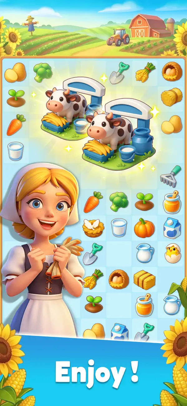 #1. Family Farm Merge (iOS) โดย: Century Games Innovation Pte. Ltd.
