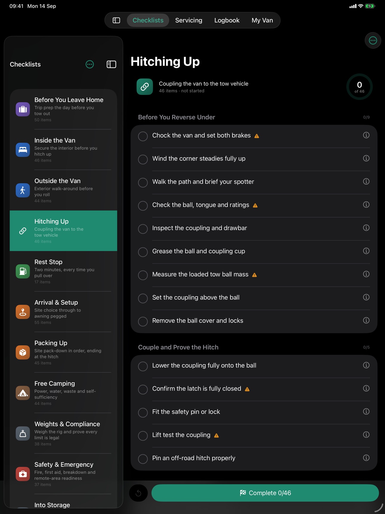 Screenshot 6 of Caravan Checklist