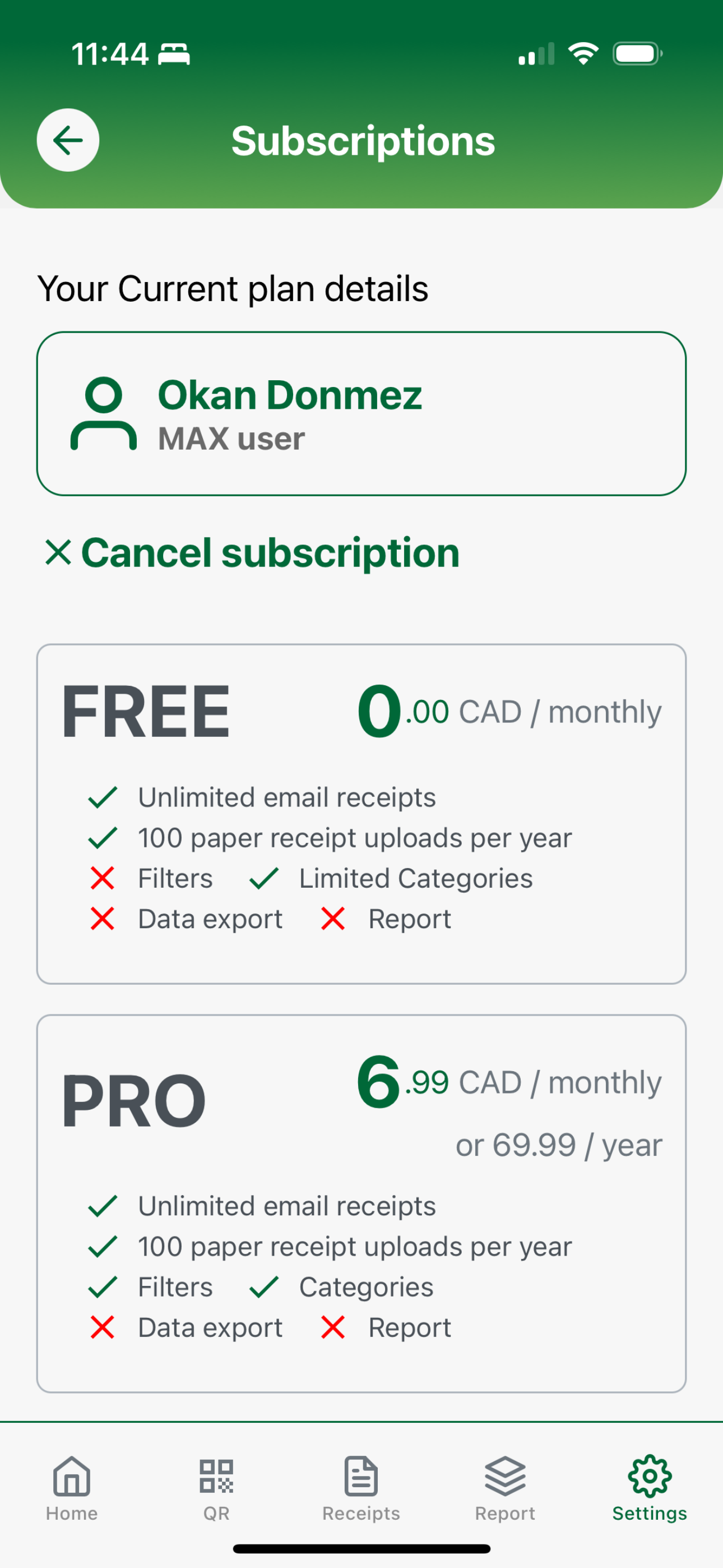 Yubilly – Receipt Manager screenshot 9