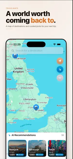 TravelMate: Trip Planner screenshot 1