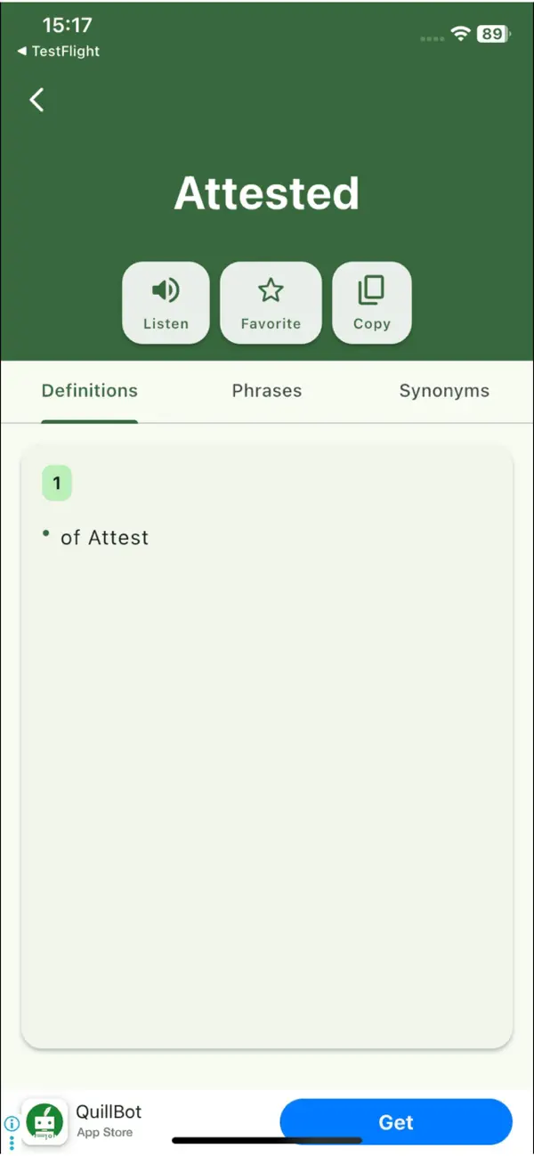 Screenshot #2 pour My-Wordbook