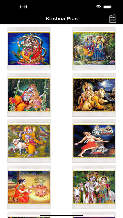 Screenshot #1 pour Radhekrishna Pics