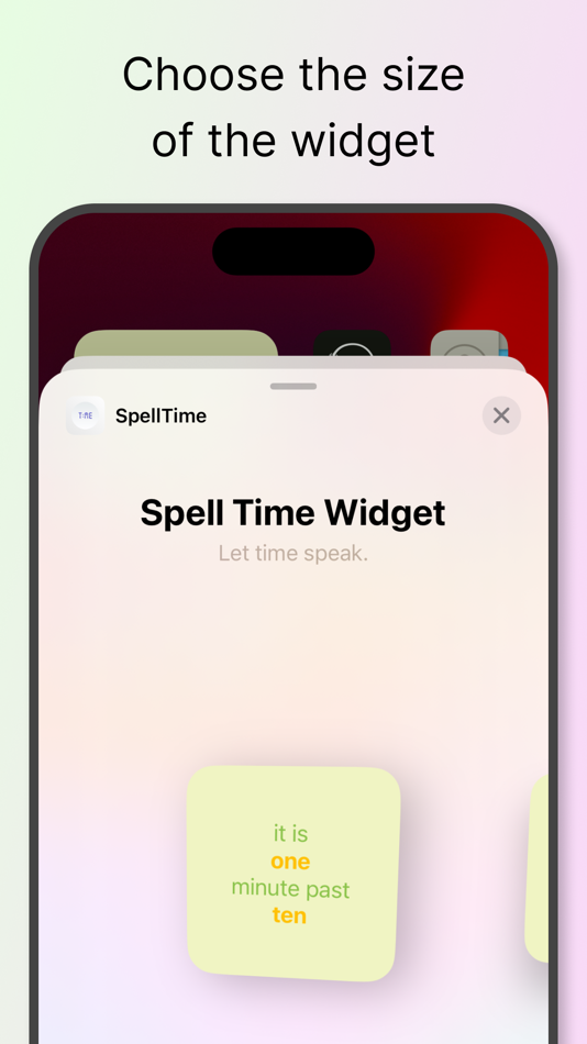 #3. SpellTime Widget (iOS) 由: Gerard Coll Roma
