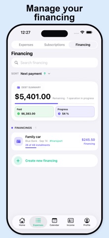 Expenses & Subscriptions Screenshot 4 of 6