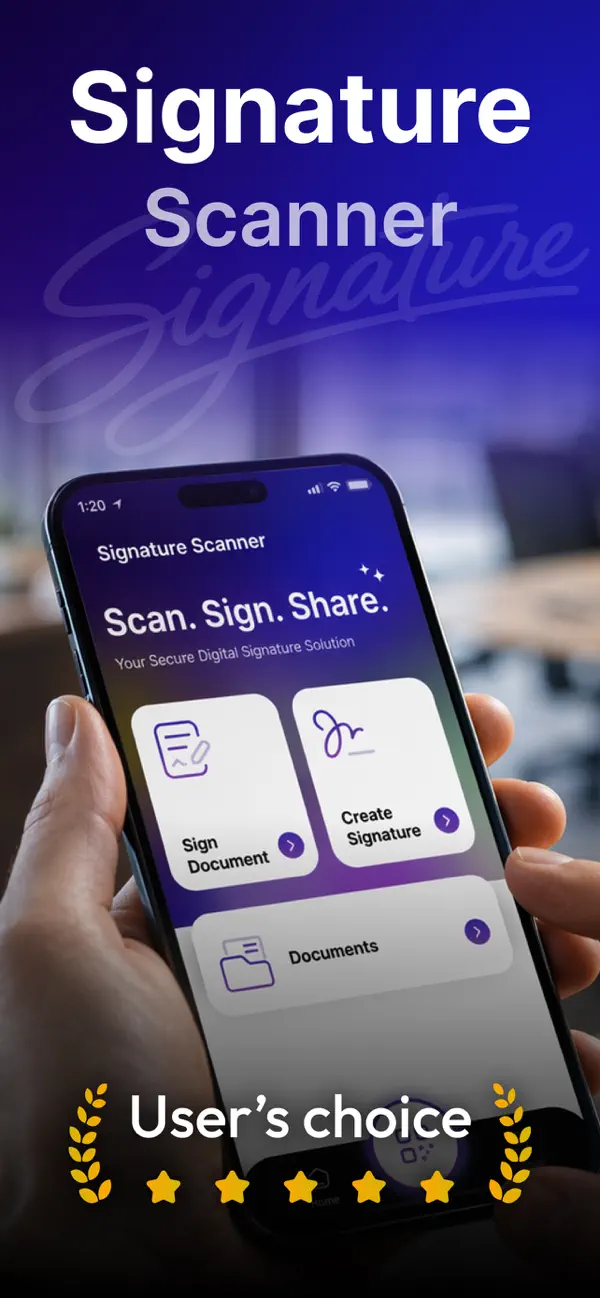 Screenshot #1 pour Signature Scanner - SignaScan