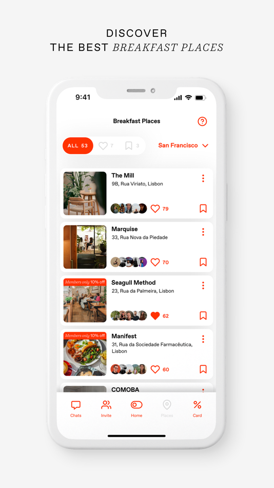 #7. The Breakfast: meet new people (iOS) Által: The Breakfast