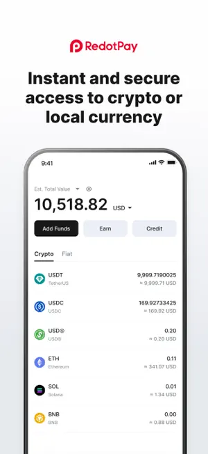 RedotPay: Crypto Card & Pay screenshot 4