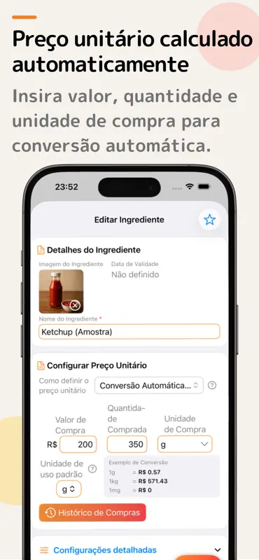 CalcCusto - Custo Receita screenshot 3 of 5