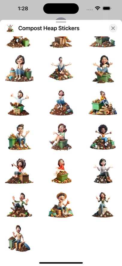 Compost Heap Stickers