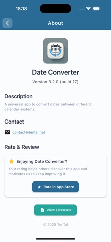 Date Converter: Calendars Screenshot 7 of 7