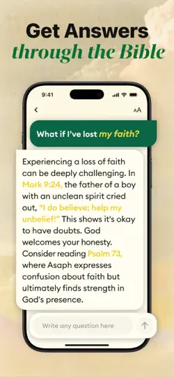 Captura de pantalla de Holify: La Biblia - Bible Chat en iPhone 3