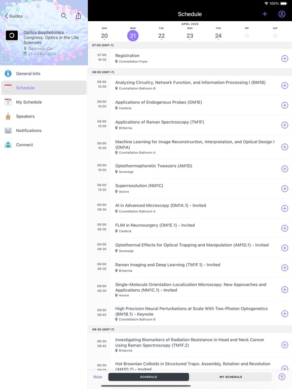 Screenshot #5 pour Optica Events