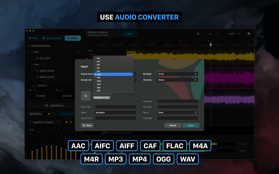 #6. Audio One: Easy Music Editing (macOS) 由: Bitnite, TOO