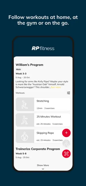 RP Fitness Online screenshot 3