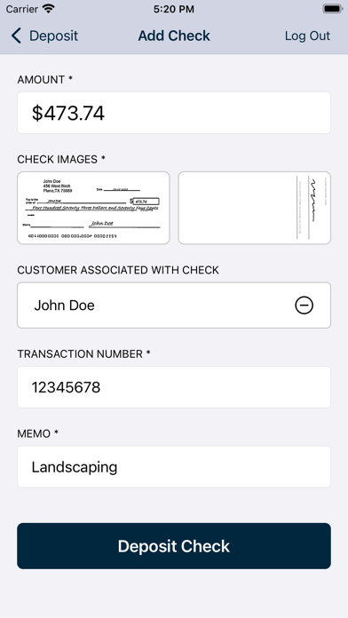 Jefferson Bank mRDC Screenshot