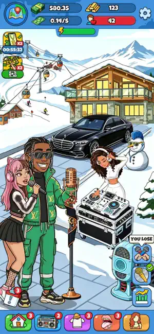 Rap Star:Idle Clicker screenshot 3