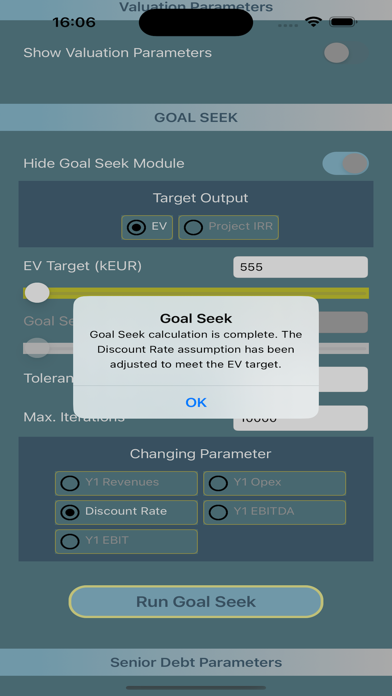 DCF Valuation Tool Screenshot