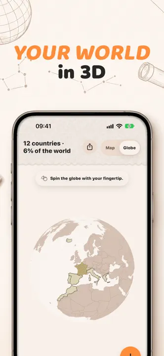 Capture 5 de Travel Passport: World Map