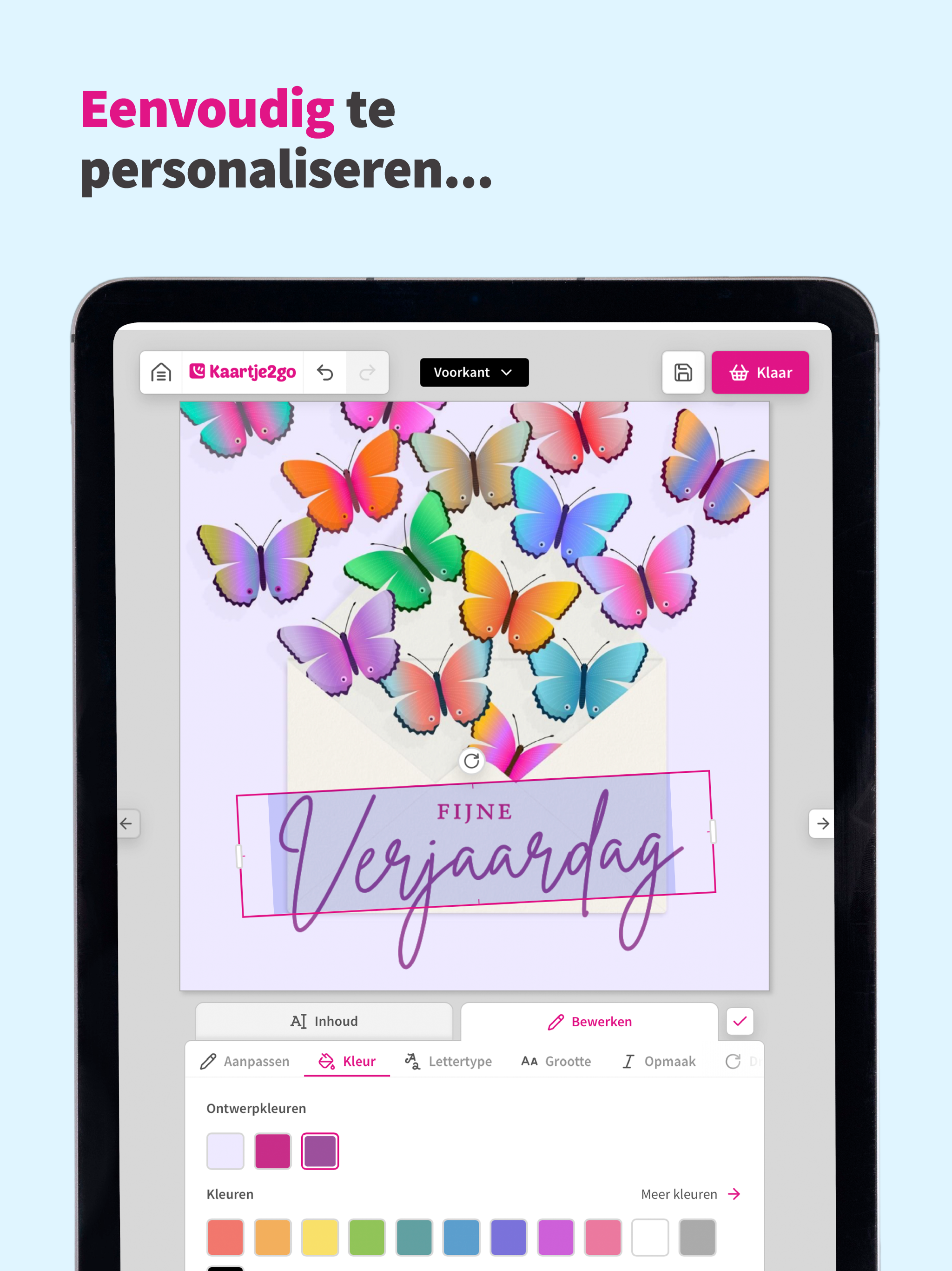 Kaartje2go - Kaart sturen