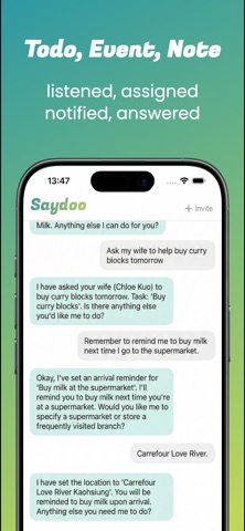SaydooAI - Todo, Event, Note screenshot