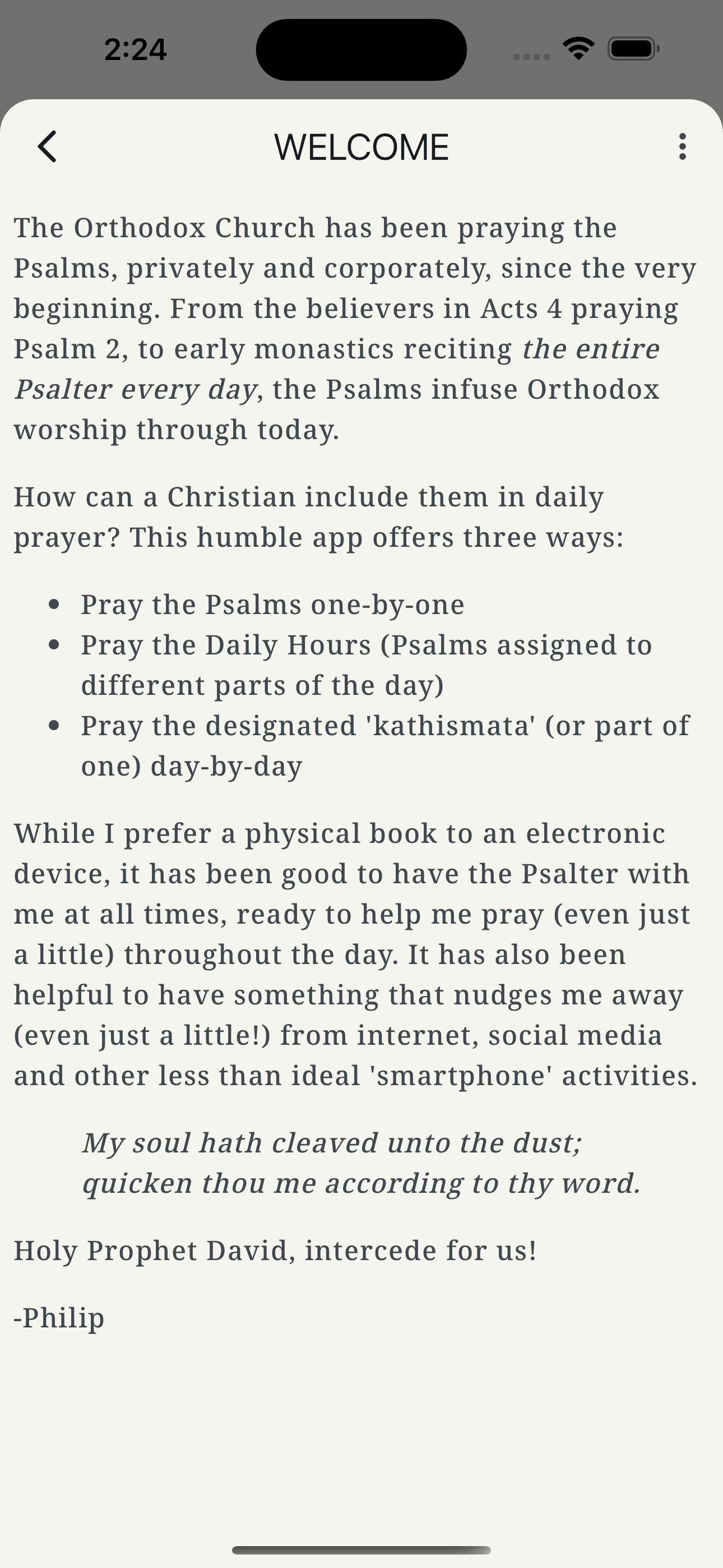 Pray the Psalter