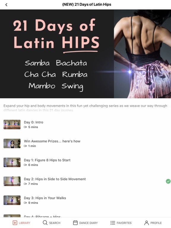 Hips+Heels: Latin Dance Basics iPad screenshot 2 - Health & Fitness app