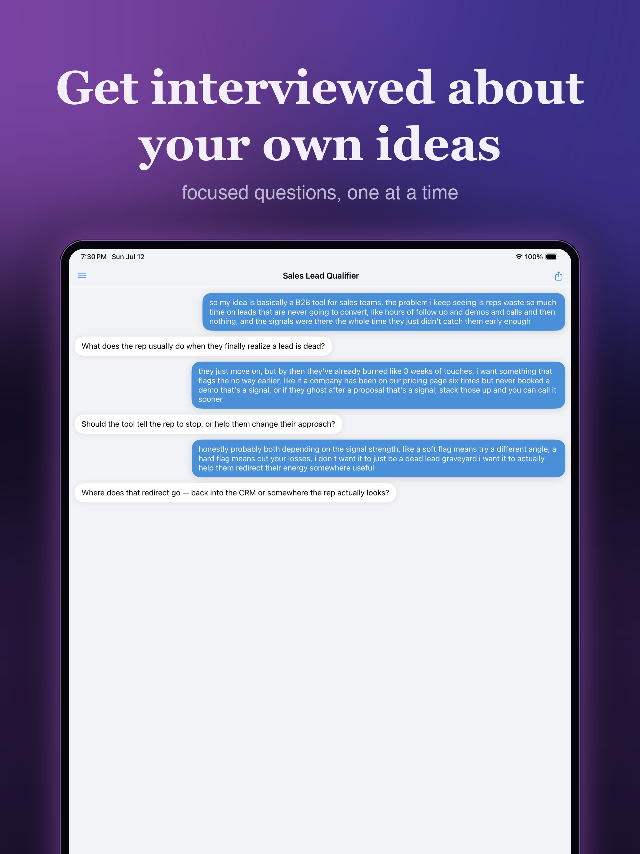 Xtraktr: AI Interviews You screenshot 6