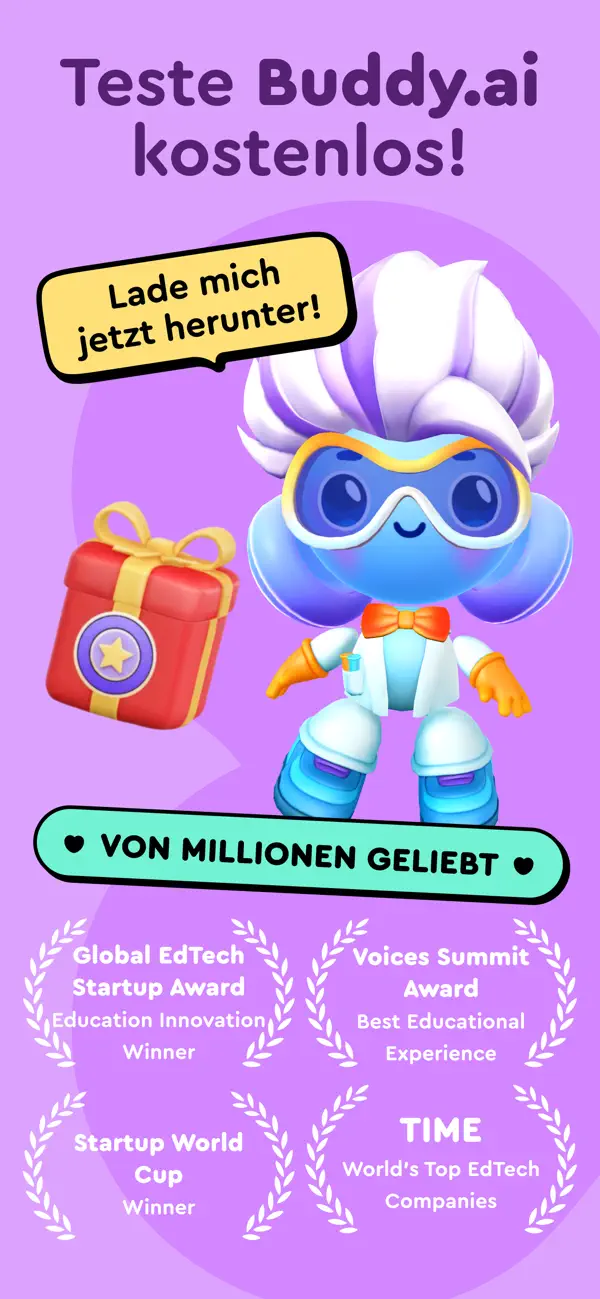 Buddy.ai: Englisch für Kinder iPhone App Screenshot 8 – Bildung