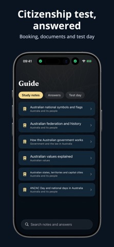 My Australian Citizenship Test iPhone screenshot
