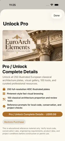Captura de pantalla de EuroArch Elements en iPhone 2