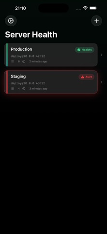 Server Health: SSH Monitor screenshot