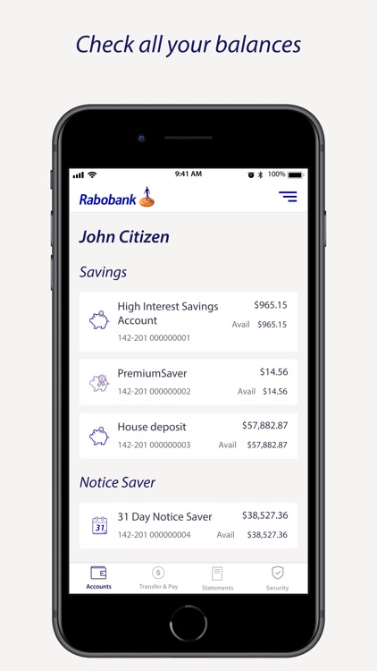 Rabobank Online Savings AU