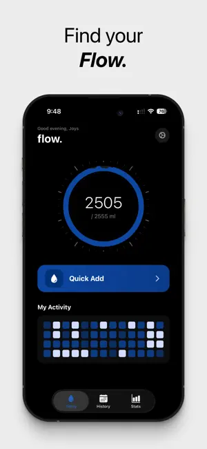 Flow: Hydration Tracker screenshot 1