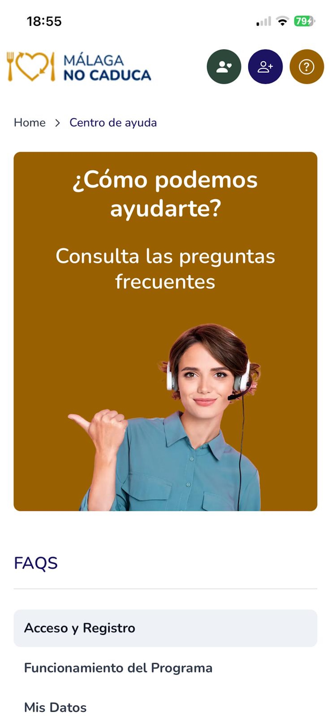 Málaga No Caduca - Donantes screenshot 4