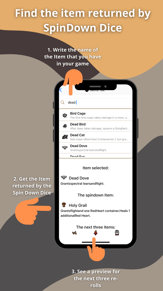 #2. Dice of Repentance -1 ID Item (iOS) Podle: Jose Carlos Valenzuela Nieto