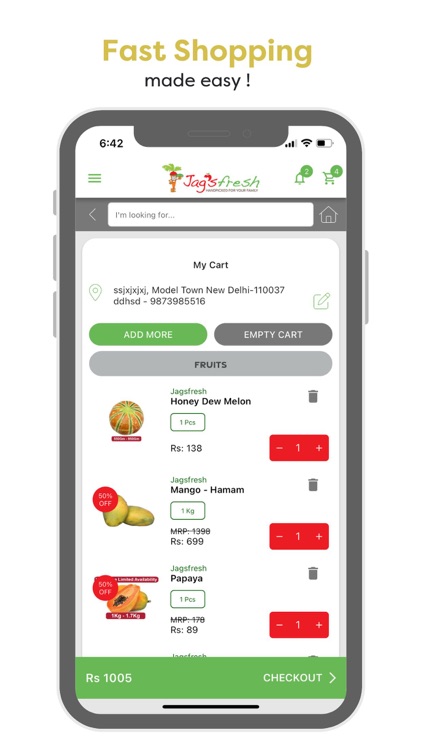 Jagsfresh : Online Store