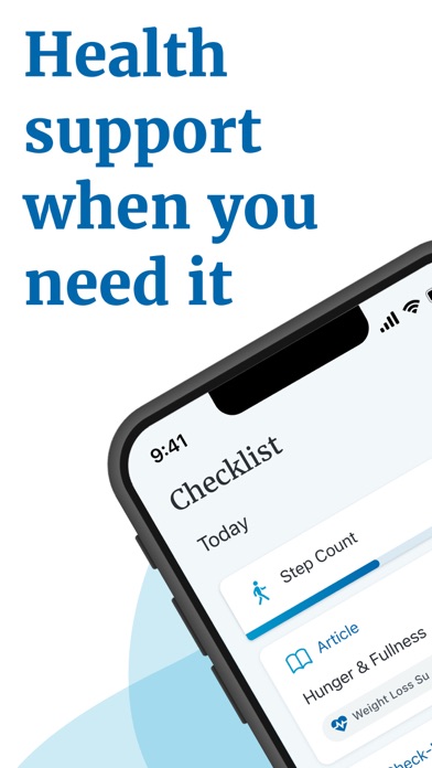 Screenshot 1 of My Health Planner App