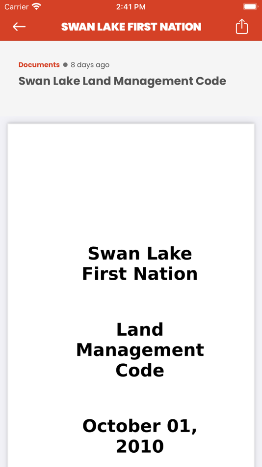#6. Swan Lake First Nation (iOS) 由: Swan Lake First Nation