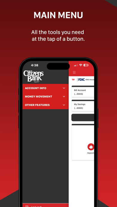 Citizens Bank of Ada Screenshot