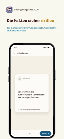 Einbürgerungstest RML iPhone screenshot