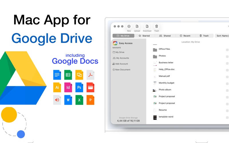 Screenshot #1 pour Easy Access for Google Drive