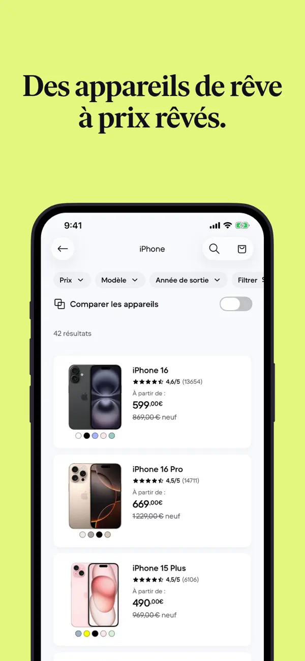 Screenshot #2 pour Back Market, Achat & Vente