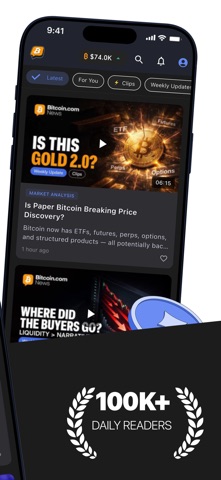 Bitcoin News: Markets & AI iPhone screenshot