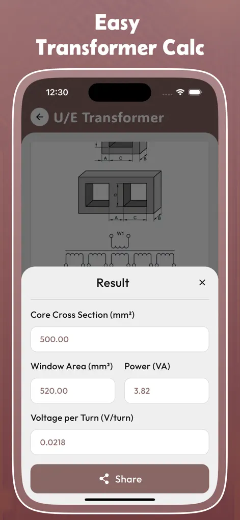 Transformer Calculator Pro - Utilities App | MWM