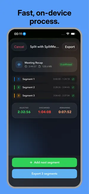 Split Voice Memos : SplitMemos screenshot 4
