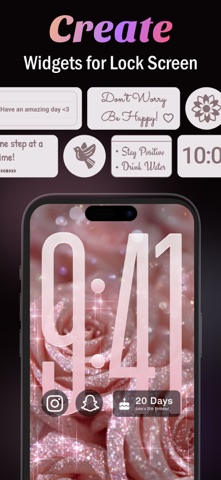 Glitter Wallpapers Lock Screen Screenshot 7 of 9