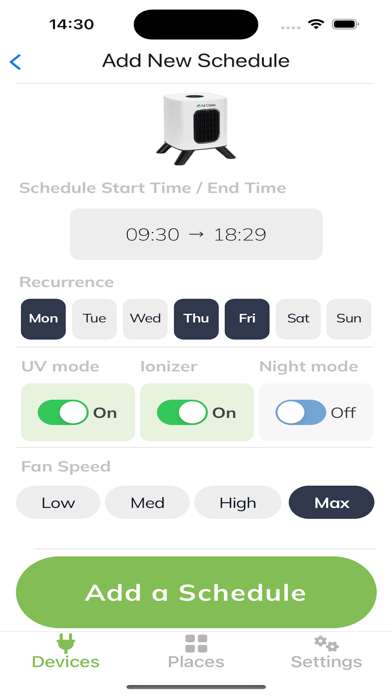 Air Oasis Home Screenshot